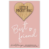 Second Nature friendship keepsake gift with a small pocket hug wish token, symbolizing friendship and love.