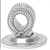 Silver self-adhesive metal pen holder from Send It By, designed for organizing pens and office accessories.