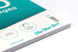 Silvine A4 refill pad with 5mm grey dot grid pages, 160 sheets, ideal for stationery and note-taking.