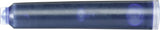 Pack of 12 Stabilo blue ink cartridges for pens, showcasing the refill packaging with blue ink refills inside.