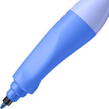 Stabilo Easyoriginal Pastel ergonomic rollerball pen for right-handed use in cloudy blue color.