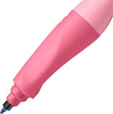 Pink blush Stabilo EASYoriginal ergonomic rollerball pen for right-handed writers, featuring pastel design and comfortable grip.