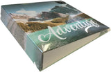 Tallon Live for Adventure 6x4 photo album with memo slip, holds 200 photos, in durable office supplies style