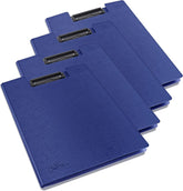 Rapesco Germ-Savvy Antibacterial A4 Foldover Clipboard - Blue (Pack 4)