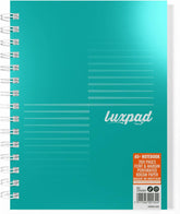 Silvine Luxpad Metallic A5+ FSC Wirebound Notebook - Lined (200 Pages)