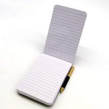Tiger police style elasticated notebook for law enforcement, featuring a durable cover and elastic closure for secure writing.