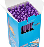 Box of 50 purple Tiger Ultra Glide ballpoint pens with smooth writing, featuring a sleek design and comfortable grip.