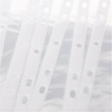 Set of 20 Tiger A5 strong transparent poly punched pockets for organizing documents and wallets.