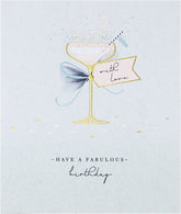 Lovely Birthday Card Cocktail for a Fabulous Birthday