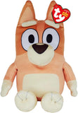 TY Bluey Bingo soft plush toy for kids, collectible Teddy Bear plushie with soft fabric and detailed features.