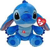 Soft Toy featuring Disney Stitch from Ty, plush and cuddly, ideal for children and Disney fans.