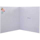 Flowers And Star Design Sister Birthday Card