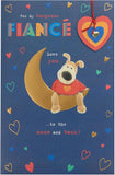 UK Greetings romantic birthday card for fiancé, featuring thoughtful design for celebrating him on his special day.