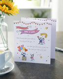 UK Greetings birthday card for her featuring romantic design and heartfelt message, perfect for celebrating the one I love.