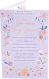 UK Greetings Helen Steiner Rice birthday card for someone special, featuring an inspirational verse and floral design.