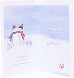 UK Greetings Christmas greeting card featuring a festive snowcouple design, perfect for sending holiday wishes to both of you.
