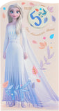 Disney Frozen Princess Elsa birthday card by UK Greetings featuring a "You're 5" message and a badge, with a Frozen adventure theme.