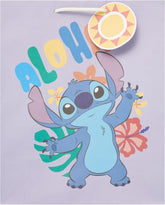 Open Disney Lilo & Stitch gift bag by UK Greetings, featuring colorful character design for any occasion.