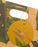 UK Greetings Plant Design large gift bag with floral pattern, sturdy paper, ideal for gift packaging.