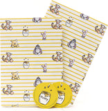 Disney Winnie the Pooh gift wrapping paper by UK Greetings, featuring colorful sheets and matching tags for special occasions.