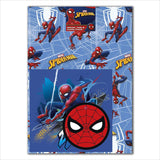 Marvel Spiderman gift wrap, gift tag, and card set by UK Greetings featuring Spider-Man superhero design.