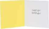 UK Greetings 60th Birthday Card for Him, Her, or Friend with purple design, featuring festive and elegant artwork.