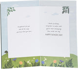 UK Greetings Father's Day greeting card for him featuring a detailed 3D landscape design, perfect for celebrating dads.