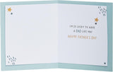 Father's Day greeting card from UK Greetings featuring a jacket design and "Best Dad Ever" message, suitable for sons to give dads.