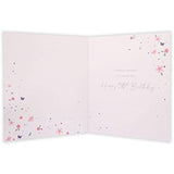 UK Greetings 50th Birthday Card featuring colorful design and festive message for milestone celebration.