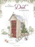 UK Greetings A Special Couple traditional foiled Christmas card featuring festive holiday design and elegant holiday greeting elements.