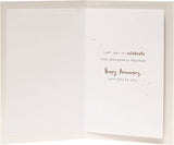 UK Greetings adorable bears husband wedding anniversary greeting card featuring cute bear illustrations and heartfelt message.