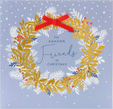 UK Greetings Amazing Friends Christmas Greeting Card featuring festive friends and holiday-themed design.