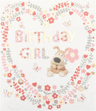 UK Greetings Boofle 75th birthday greeting card featuring colorful illustrations of Boofle for special celebrations.