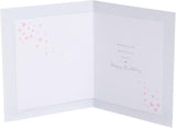 UK Greetings Bday Paper Charm greeting card with colorful birthday-themed design and 90 sheets for celebrating special occasions.