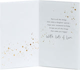 UK Greetings beautiful dress daughter 16th birthday card featuring an elegant dress design for a special birthday celebration.