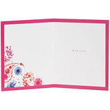 UK Greetings beautiful Eastern print birthday card for mum, featuring vibrant traditional artwork and intricate designs.