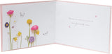 UK Greetings beautiful floral birthday card featuring colorful flowers and a heartfelt message for friends.