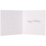 UK Greetings Best Son birthday card, colorful greeting card for sons, featuring cheerful design and heartfelt message.