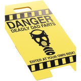 UK Greetings birthday card for Dad featuring a humorous 3D sign design, perfect for celebrating dad's birthday with a fun touch.