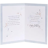 UK Greetings birthday card for grandson featuring a heartfelt design, with colorful illustrations and cheerful message inside.