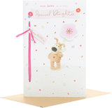 UK Greetings Boofle birthday card for daughter featuring a cute design, perfect for celebrating special occasions with a heartfelt message.