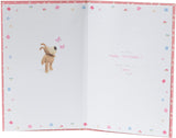 UK Greetings Boofle colourful butterflies birthday card with vibrant butterfly illustrations on the front.