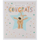 UK Greetings Boofle congratulations greeting card for him, her, or friend with a cute design, perfect for celebrating special occasions.