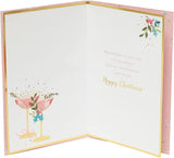 UK Greetings Bottle of Bubbly Friend greeting card featuring festive bubbly bottle illustration and cheerful design.