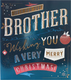 UK Greetings Brother Text greeting card featuring a heartfelt message, designed for celebrating brothers and special occasions.