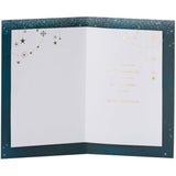 UK Greetings Christmas card for the special man with gold lettering design, multi-color, 165 mm by 254 mm, greeting card for Christmas.