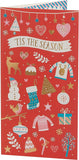 UK Greetings Christmas Money Wallet Card featuring festive holiday design and space for cash or gift cards.