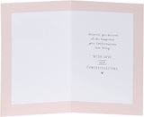 UK Greetings Confirmation religious greeting card for girls featuring blessings and joyous religious imagery.