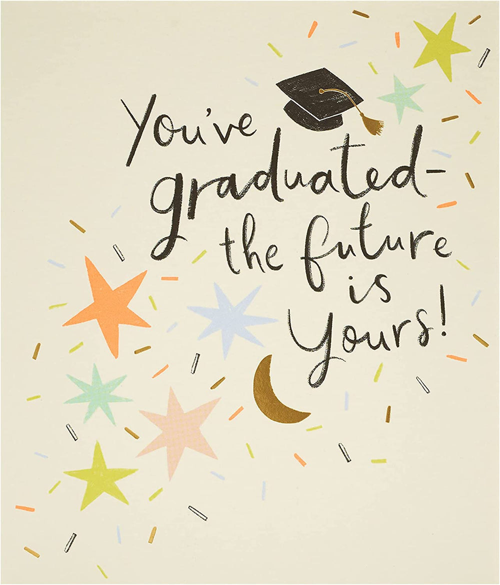 UK Greetings congratulations graduation card with festive design, perfect for celebrating academic achievements.