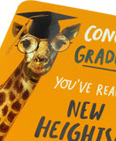 UK Greetings funny university graduation card featuring a celebratory design and humorous message for graduates.